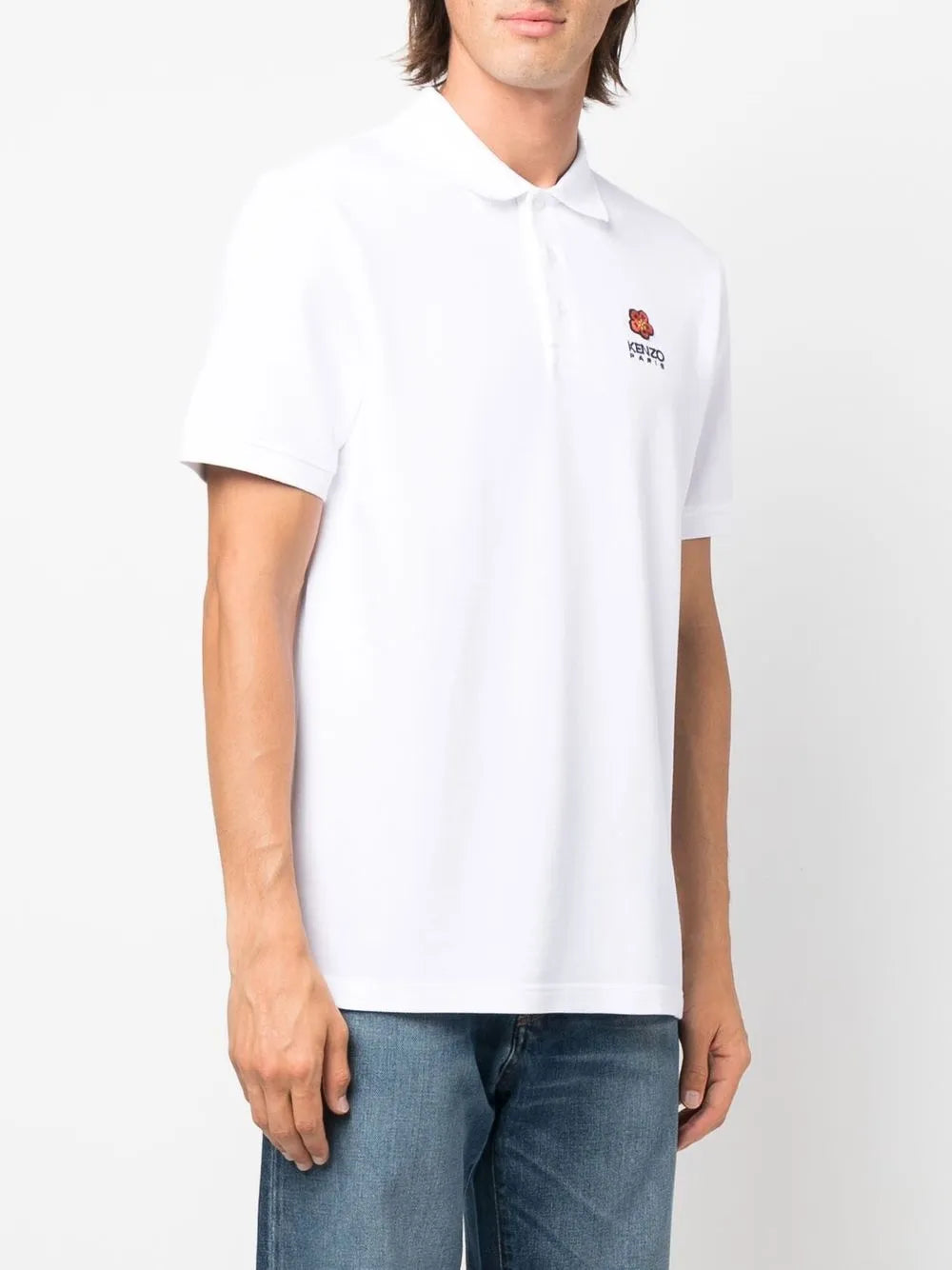 Kenzo playera tipo polo con bordado Boky Flower | Playeras tipo polo | Image 3