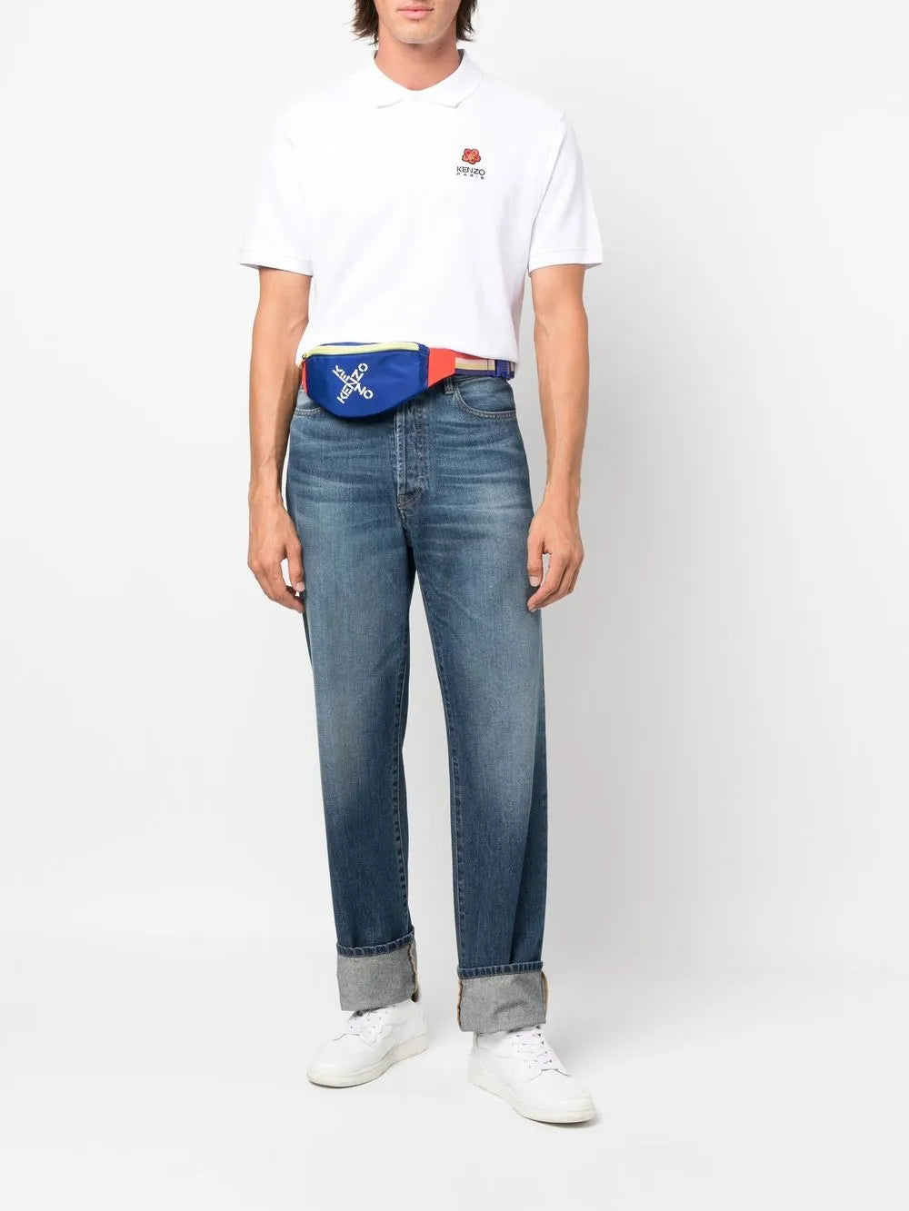 Kenzo playera tipo polo con bordado Boky Flower | Image 2