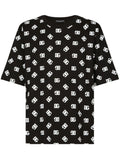 Dolce & Gabbana playera con monograma estampado | negro | Image 1