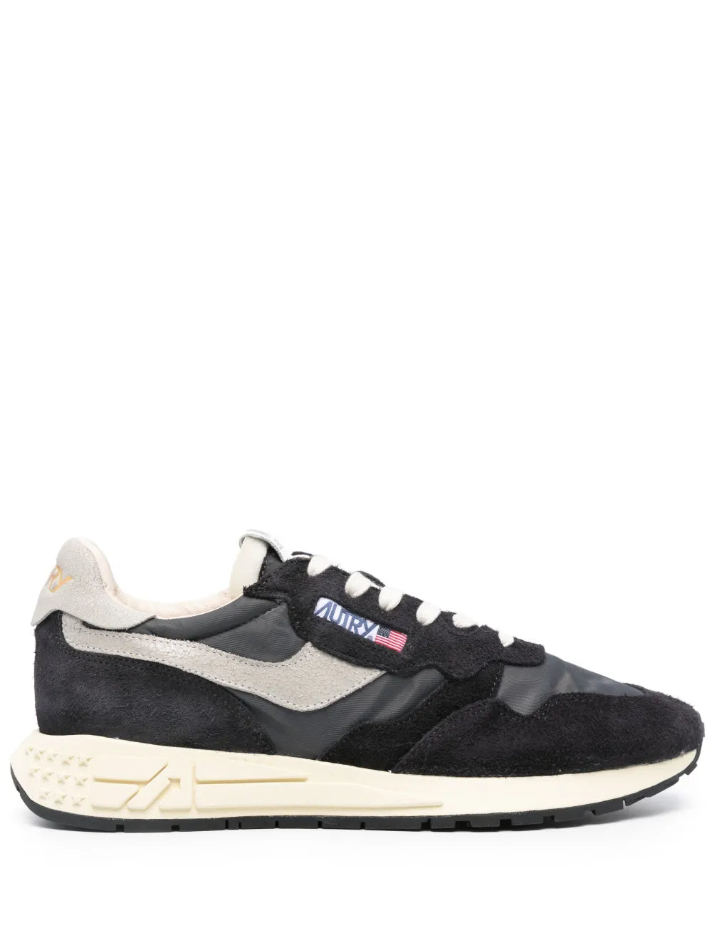 Autry Tenis Bajos Reelwind De Nylon Negro y Gamuza | Negro | FARFETCH MX