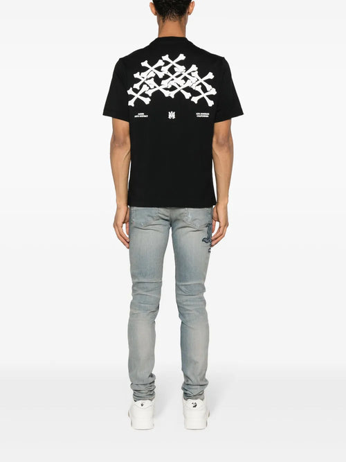 AMIRI Playera Bones Stacked | Playeras | Image 2