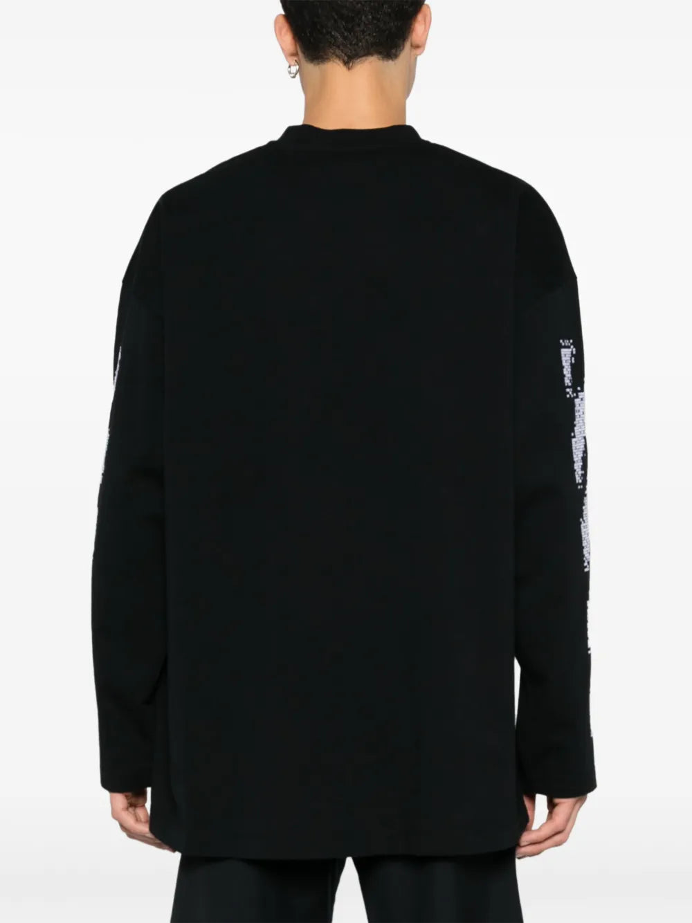 Off-White Playera Pixel Diagonal | Negro | FARFETCH MX