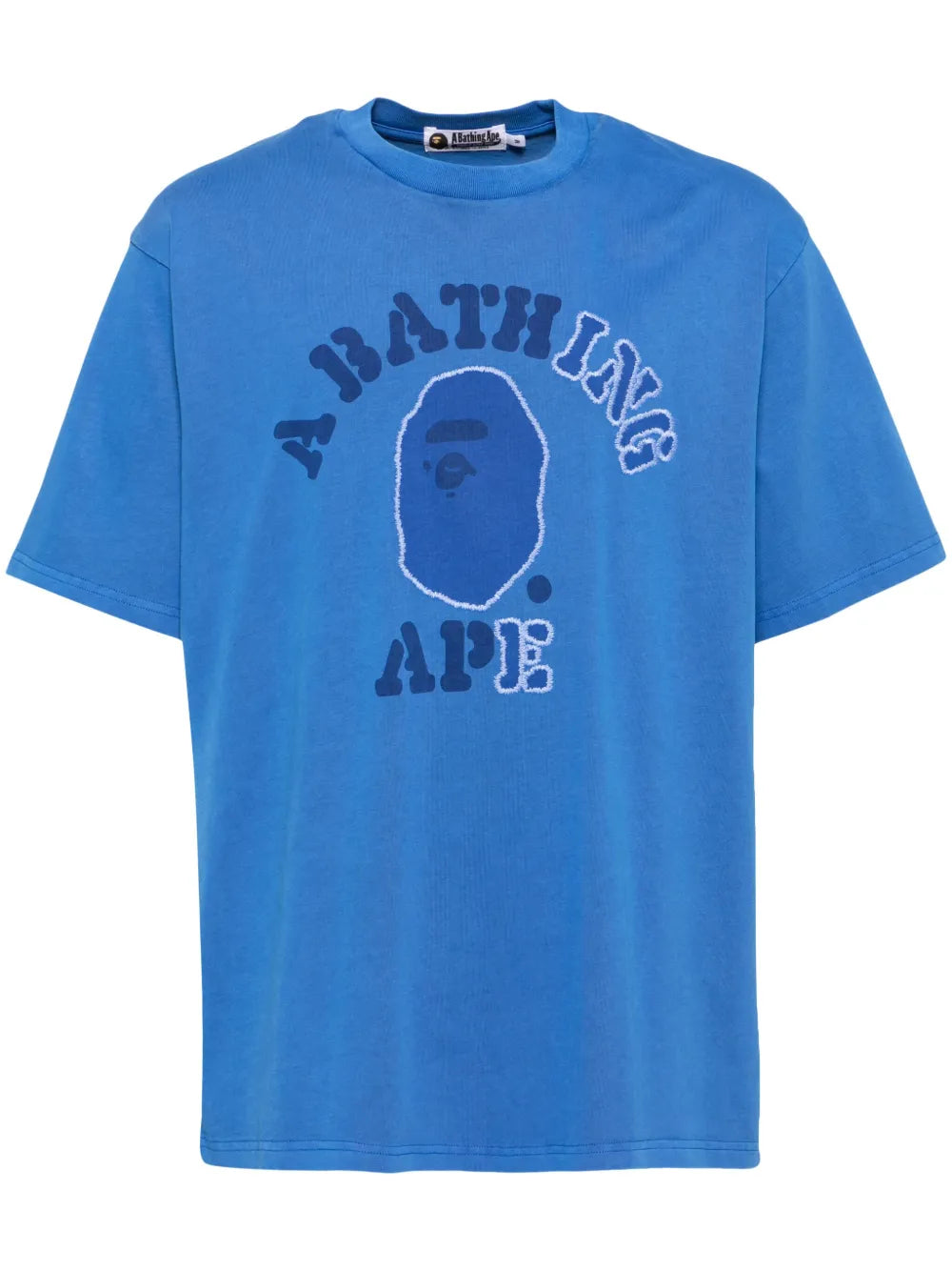 A BATHING APE® playera con efecto teñido | azul | Image 1