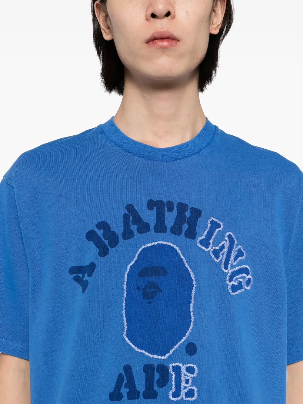 A BATHING APE® playera con efecto teñido | Ropa | Image 4