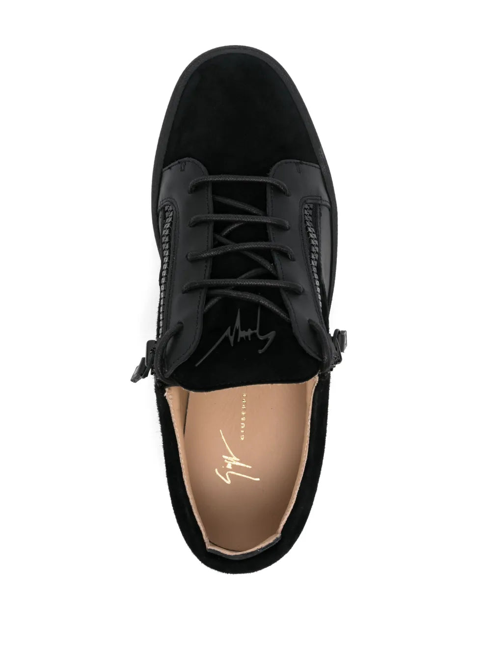 Giuseppe Zanotti Tenis Bajos Frankie Con Cierre Doble | Negro | FARFETCH MX