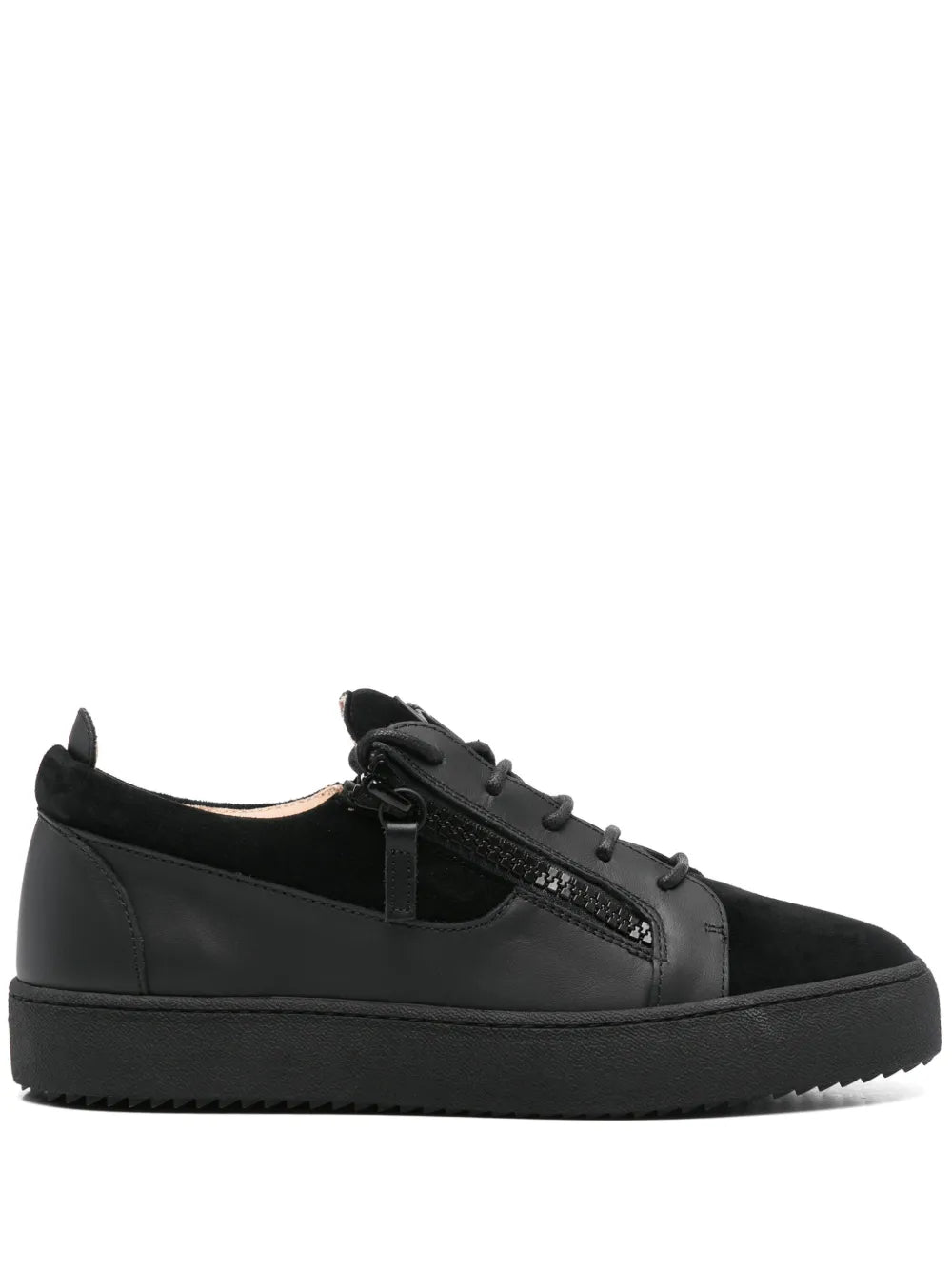 Giuseppe Zanotti Tenis Bajos Frankie Con Cierre Doble | Negro | FARFETCH MX