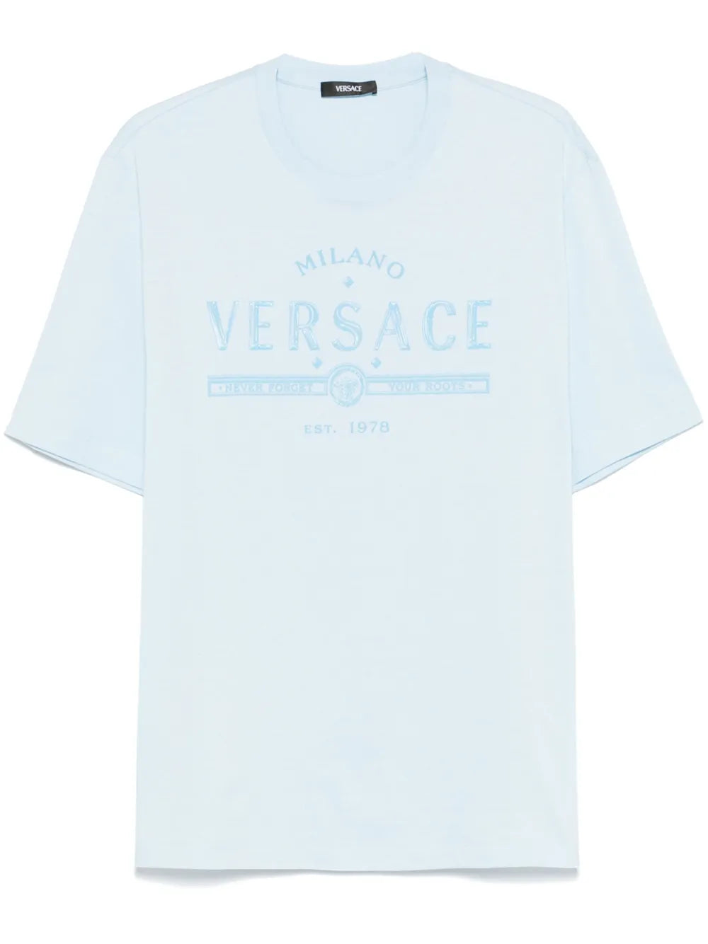 Versace playera con logo estampado | azul | Image 1