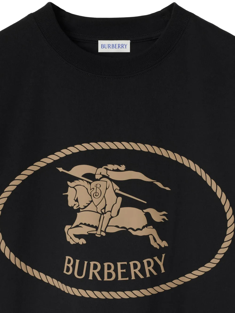 Burberry playera de algodón con sello Knight | Playeras | Image 2