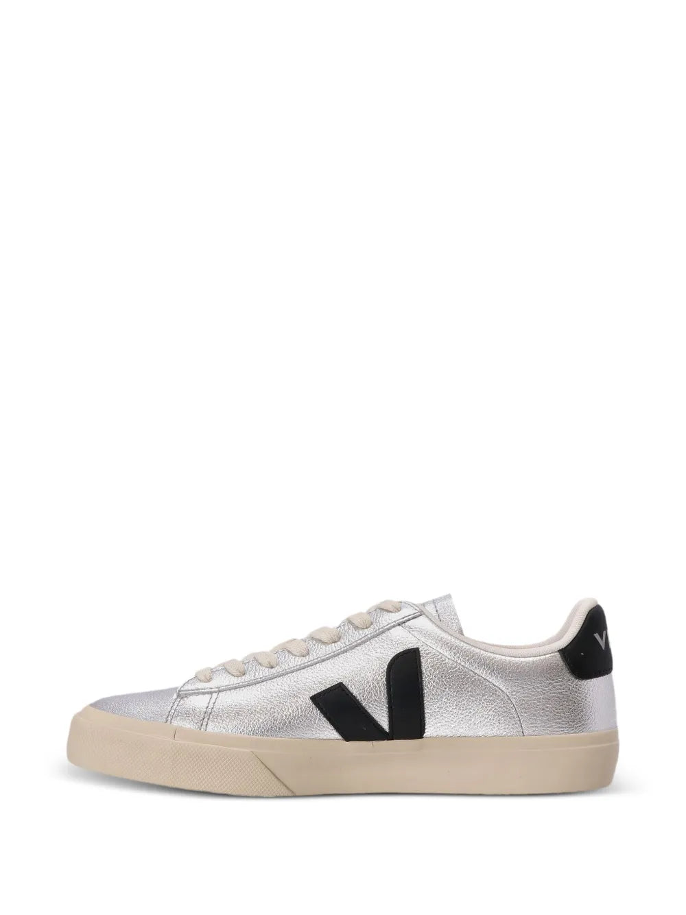 VEJA Tenis Campo De Piel | Plateado | FARFETCH MX