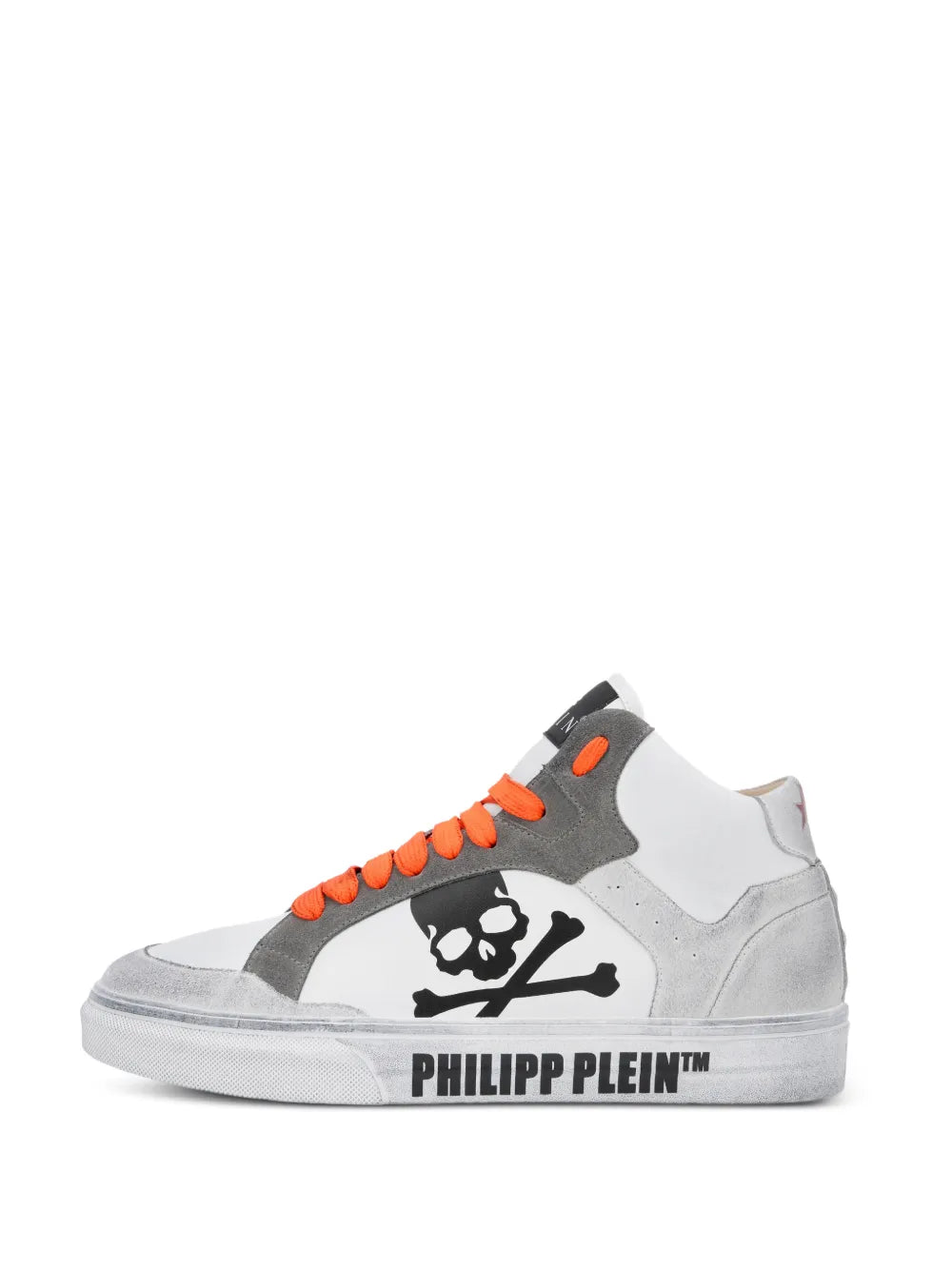 Philipp Plein Tenis Altos Con Motivo Skull En Colaboración Con Retrokickz | Blanco | FARFETCH MX