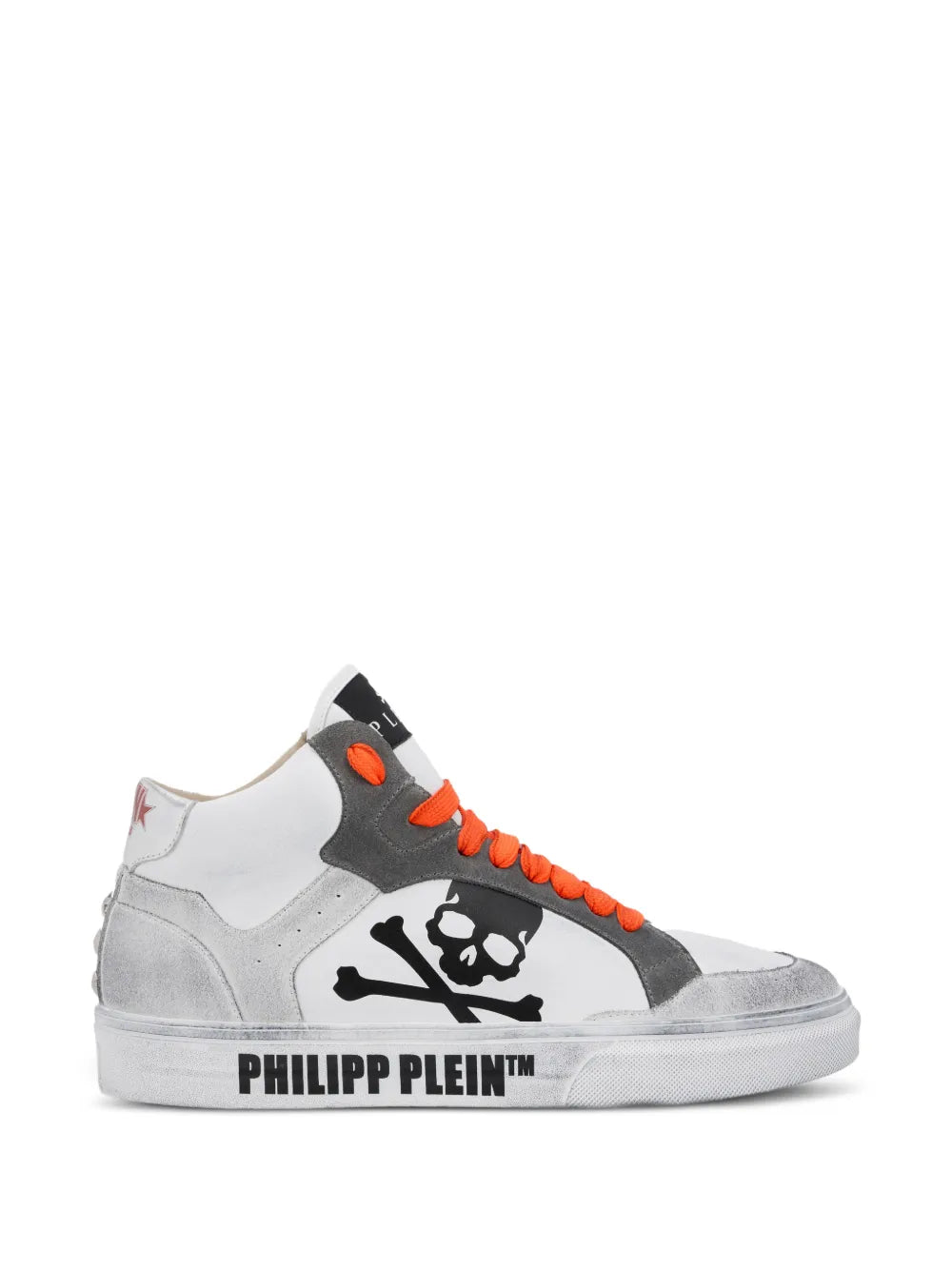 Philipp Plein Tenis Altos Con Motivo Skull En Colaboración Con Retrokickz | Blanco | FARFETCH MX