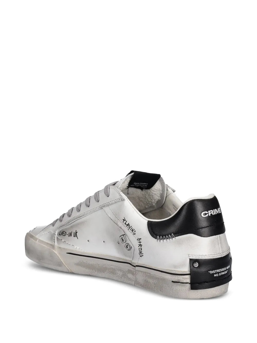 Crime London Tenis Con Detalle De Letras | Blanco | FARFETCH MX