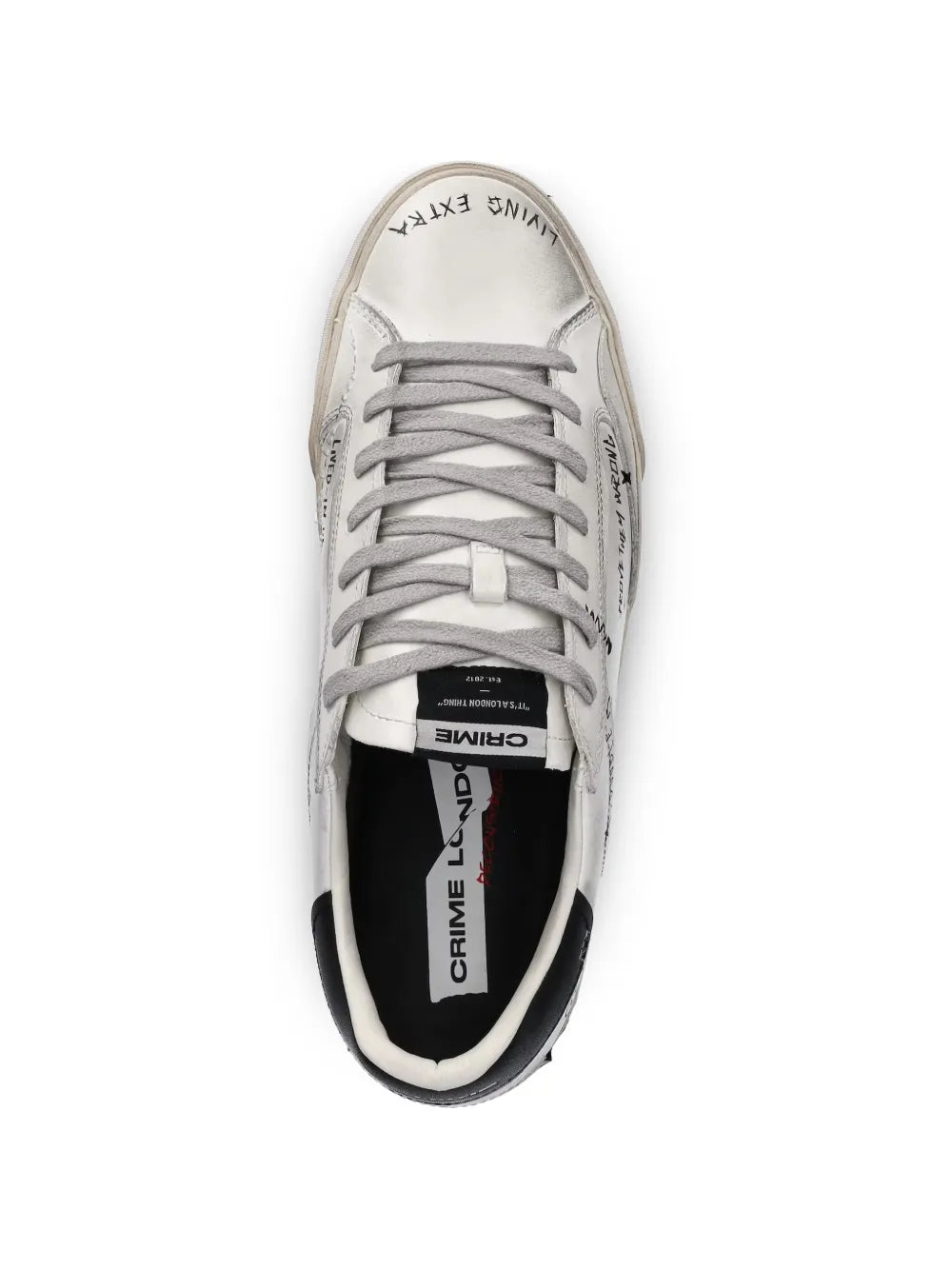 Crime London Tenis Con Detalle De Letras | Blanco | FARFETCH MX