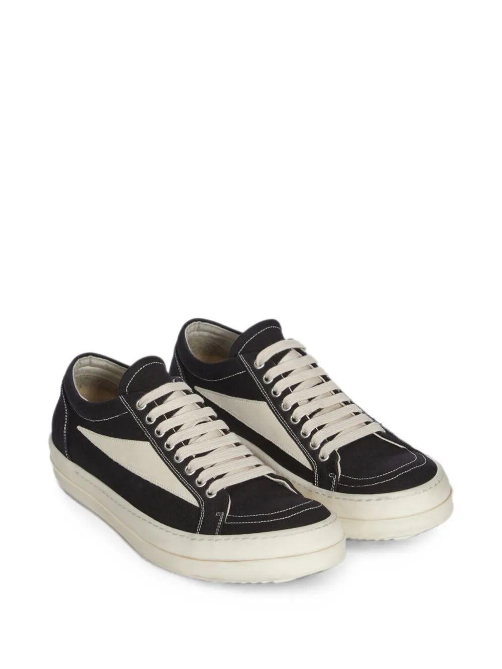 Rick Owens DRKSHDW Tenis Bajos Con Agujetas | Negro | FARFETCH MX