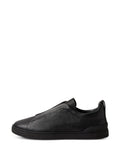 Zegna Tenis Triple Stitch™ De Piel | Negro | FARFETCH MX