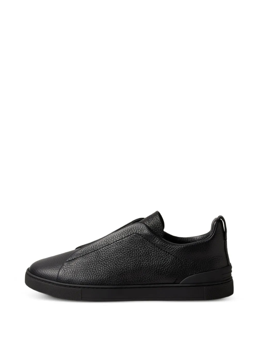 Zegna Tenis Triple Stitch™ De Piel | Negro | FARFETCH MX
