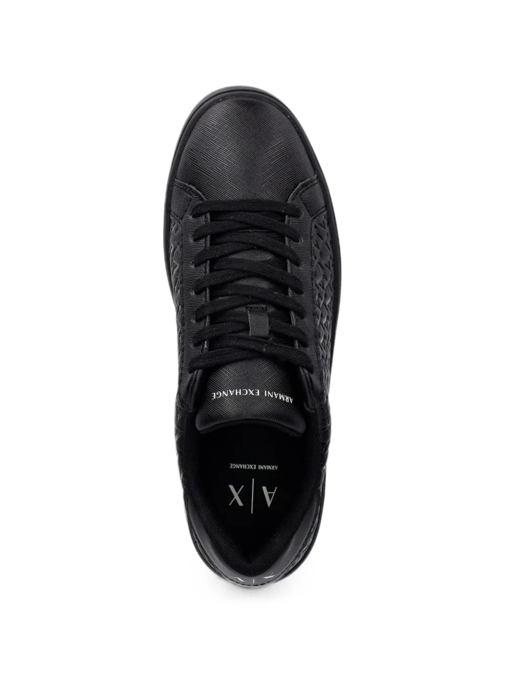 Armani Exchange Tenis Con Agujetas y Logo En Relieve | Negro | FARFETCH MX